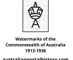 Watermarks of the Commonwealth of Australia 1913-1936