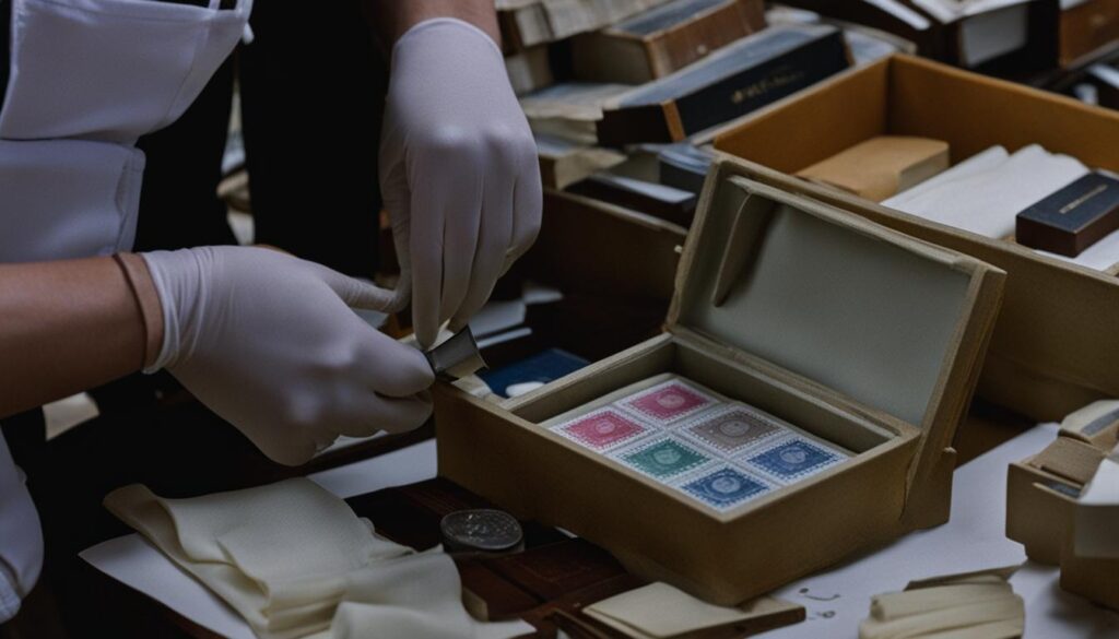 Handling and Storing Rare and Valuable Stamps