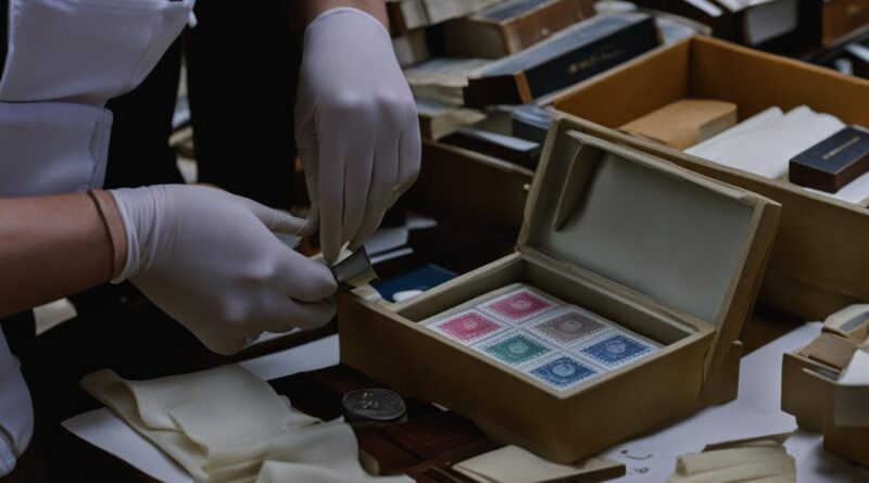 Handling and Storing Rare and Valuable Stamps