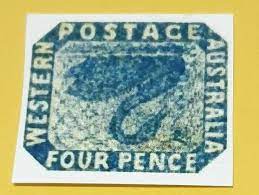 Australian Postal History Inverted swan