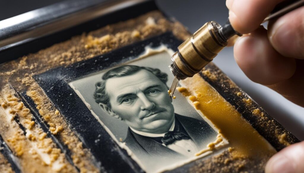 Restoring Damaged Gum on Vintage Stamps