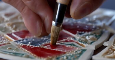 The Art of Applying Gum to Postage Stamps