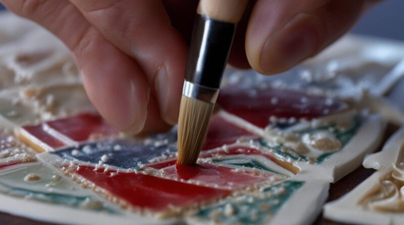 The Art of Applying Gum to Postage Stamps
