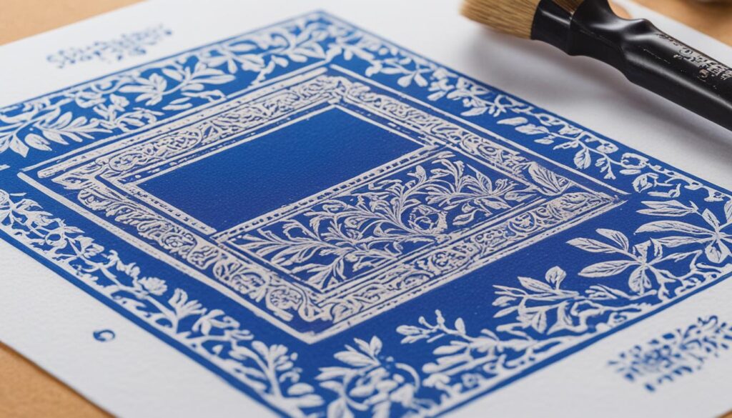 The Craft of Silk Screen Printing on Stamps