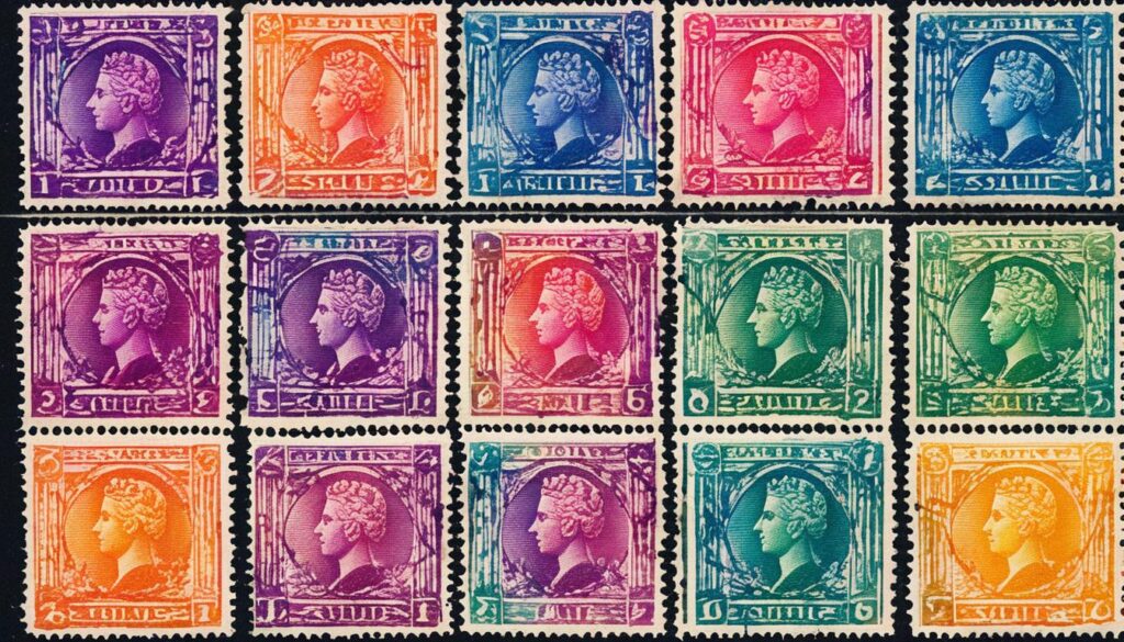 The Impact of Printing Processes on Stamp Colors